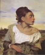 Eugene Delacroix Orphan Girl at the Cemetery (mk05) oil painting on canvas
